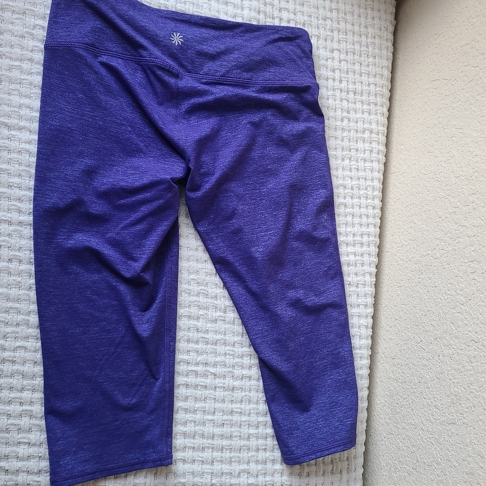 Athleta Purple Leggings - Picture 3 of 8